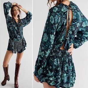 NEW NWT Free People Women’s ‘Dance ‘Til Dawn’ Floral Romper